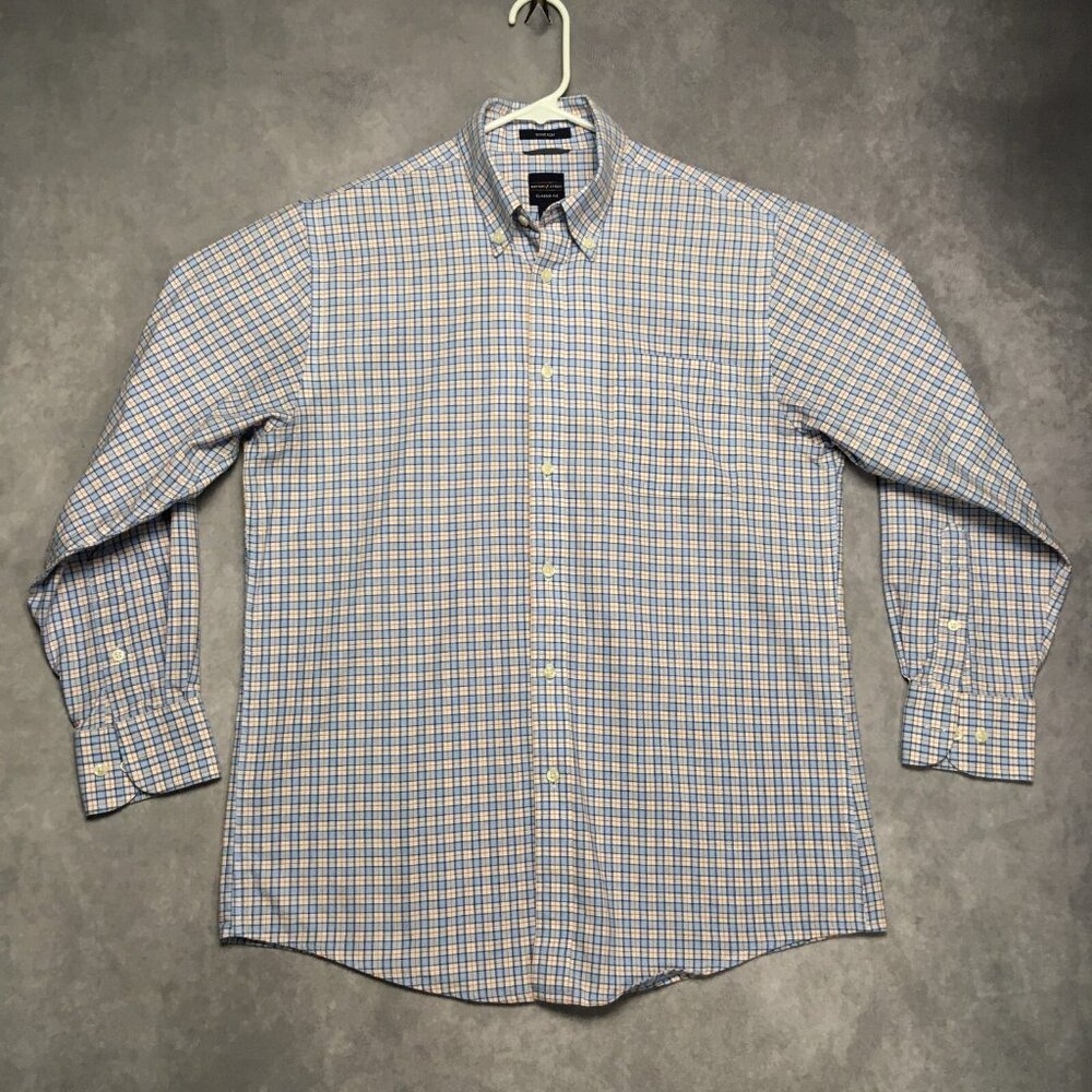 Dockers Mens Battery Street Shirt size‎ Medium Long Sleeve Button Up Classic Fit